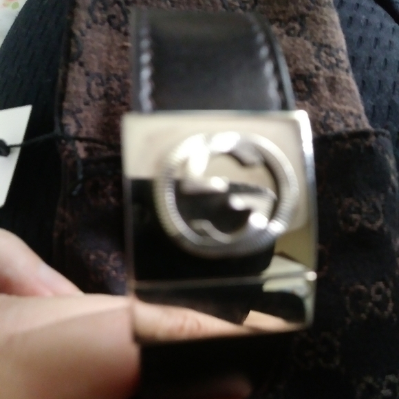Gucci GG leather wrap bracelet Authentic - Picture 3 of 9